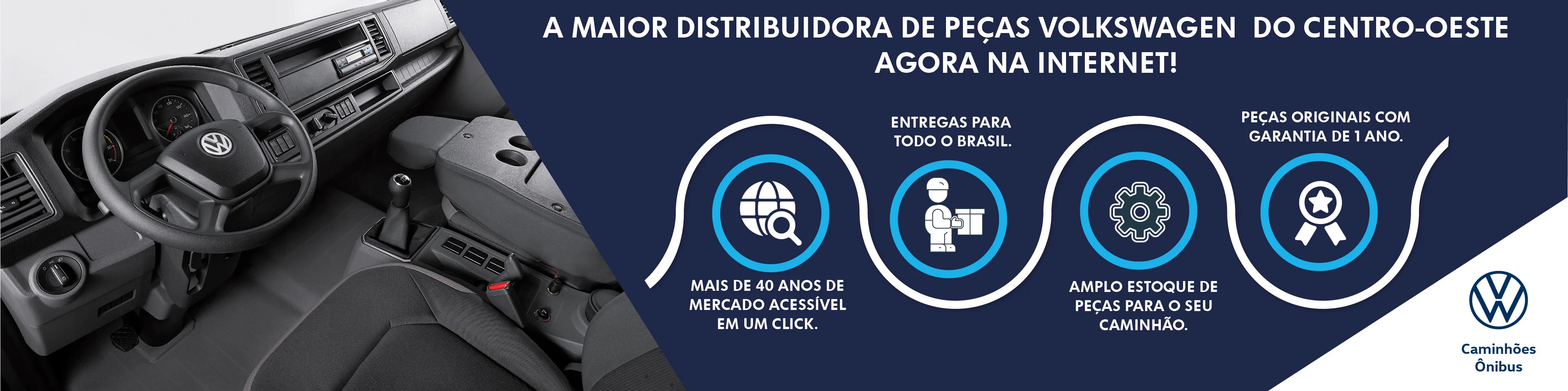 Full banner mostrando os diferenciais da loja