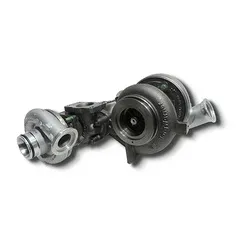 TURBINA DUPLA MOTOR MAN D08 4 CILINDROS BORGWARNER